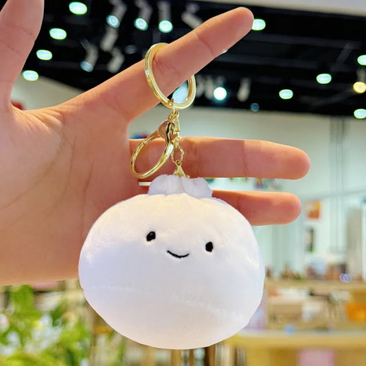 Plush Dumpling Keychain
