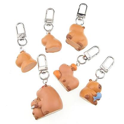 Funny Capybara Keychain