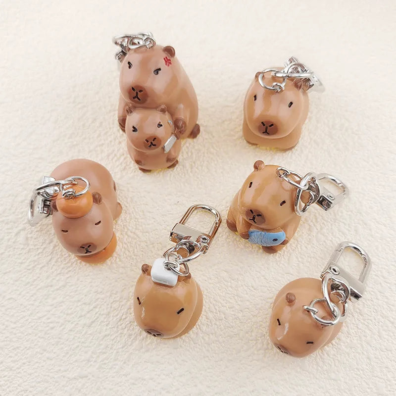 Funny Capybara Keychain
