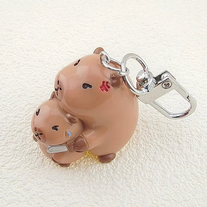 Funny Capybara Keychain