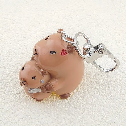 Funny Capybara Keychain