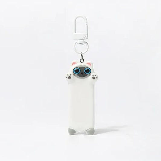 Cute Long Cat Keychain