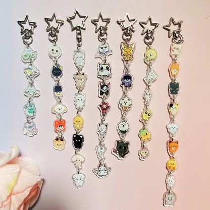 K-pop Cute Dangle Acrylic Keychain